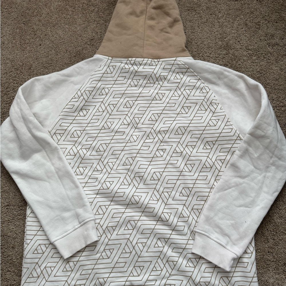 #105 FC CINCINNATI (FOR CINCY FOR CLUB) Stylish White and Tan Hoodie - Picture 11 of 16